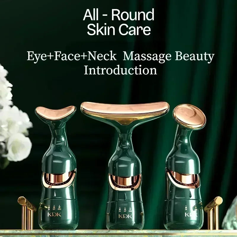Advanced lifting and toning facial device black